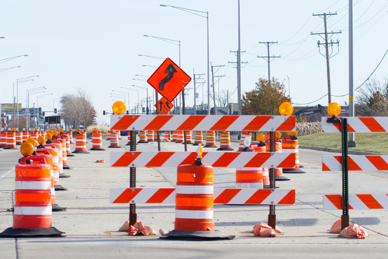 Construction barricading