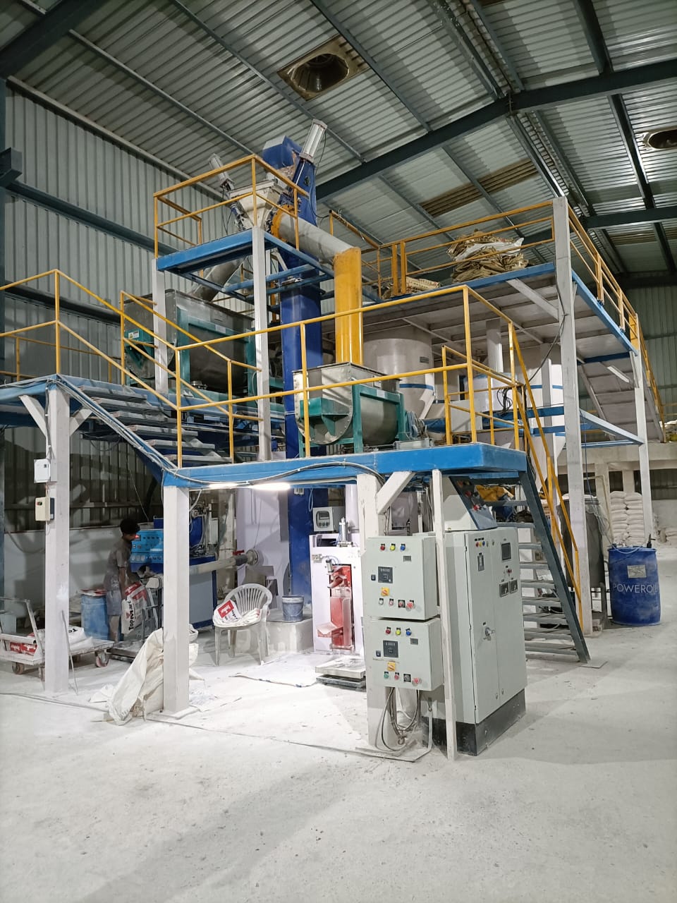 Thermoplastic manufacturing plant